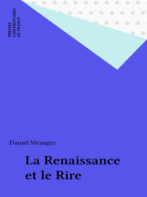 cover image of La Renaissance et le Rire